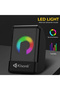مكبر صوت صغير إبداعي X12-Light USB&AUX للأجهزة اللوحية والهواتف مع إضاءة RGB - 4