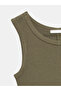 91652 Corduroy Midi Dress-Khaki - 7