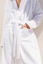 Shimmer Cotton Hooded Women's Bathrobe with Embroidered Detail - 7