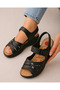 Daily Gel Anatomical Orthopedic Sole Mother Sandals Black - 2
