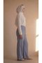 Women's Linen Muslin Palazzo No-Show Pants - 5