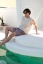 Quick-Drying Patterned Men's Swim Shorts with Pockets-26135 - 5
