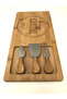 Set of 2 Bamboo Cutting Board Cheese Cutting Apparatus