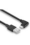Cablu USB C 2 90° 1m negru - 3