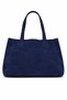 Large Volume Suede Shoulder Bag – Internal Compartment with Chain - 3