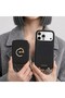 Compatible - iPhone 17 Pro Compatible Magsafe Enabled Pu Leather Design Case - by Bero Lina Black - 8