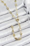 Özssa Brass Gold Color Starry Women's Y Necklace - 3