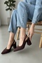 Sahara Brown Suede (8 cm Heel) Daily Use Heeled Shoes - 6