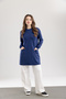Women's Basic Sweatshirt with Pocket Detail - 7