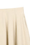 4909 Women's Elastic Waist Pleated Draped Midi Skirt Stone - 2