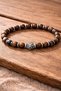 Men's Steel Bracelet with Lion Motif - 316 Stainless Steel - 3