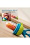 Silicone Fruit Nibbler & Baby Feeder | Teether Pacifier 3+ Months BPA Free Soft (Blue) - 4