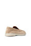 Men's Genuine Suede Beige Loafer Shoes - 2