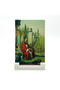 Ottoman Cemetery and Whirling Sufi Dervish Painting Printed Stone Tabletop Decoration 10X15 5G-Neyzenderviş1 - 2