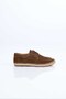 Lace-Up Rubber Sole Genuine Leather Straw Detailed Loafer 333-1893 Men's Shoes - 5