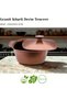 24 cm Granite Cornered Deep Pot with Aluminum Lid - Dark Copper - 2