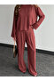 Kiremit Mermaid Blouse and Pants Set - 8760 - 2