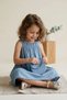 My Little One's Stoned Girls' Bag Dress - Light Blue - 2