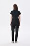 Single Top Black Lycra Unisex Medical Nurse and Doctor Uniform Surgical Clothing - 6