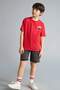 100% Cotton New Regular Fit Crew Neck Printed Short Sleeve T-Shirt for Boys H3074A826Sm - 2