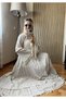 Lavin Bohemian Waffle Linen Dress with Lace and Accessories – Hijab-Friendly Natural Elegance - 5