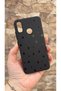 Huawei P20 Lite Compatible Mini Black Star Patterned Silicone Shock Absorbing Classic Protected Rubber Case