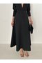Women's High Waist Stone Detailed Scuba Skirt - 4