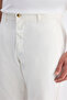 Ds Damat Comfort Fit Ecru Gabardine Chino Trousers - 2