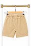 Boys' Linen Shorts – Comfortable Cut with Elastic Waist and Ties, Casual Summer Shorts - 6