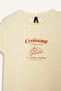 100% Cotton Regular Fit Crew Neck Slogan Printed Combed Cotton Short Sleeve T-Shirt G2293Ax26Sp - 7