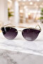 Transparent Cat Model Metal Frame Sunglasses - 3