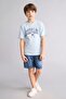 100% Cotton New Regular Fit Crew Neck Printed Short Sleeve T-Shirt Boys H4337A826Hs - 2