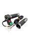Electric Bike Scooter Throttle with 3 Speed Gear Switch and Horn Button