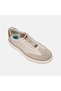 Men's Beige Desacomfort Lace-Up Leather Sports Shoes - 7