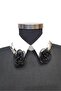 - Sümeyya 2589 8737 Handmade Floral Beaded White Mobile Collar - Stone Embellished Choker Necklace - 2