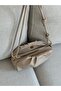 Drawstring Hand and Shoulder Bag with Pleated Design and Adjustable Strap, Stylish Women's Bag En26 Size13 - 4