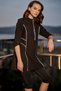 Truvakar Sleeved Tights Sports Lycra Text Detail Semi-Closed Swimsuit 3421 Black02