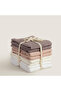 Sobeska 100% Cotton 8-Piece Face Towel Set 50X80 cm