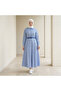 Striped Dress with Belt - 5