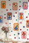Colorful Floral Vase Wall Sticker Set – 68 Pieces, 9 Models, Children's Room & Living Room Decoration - 2