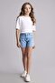 100% Cotton Jean Shorts for Girls H6179A826Sm - 2