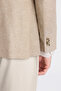 Ds Damat Slim Fit Mink Plain Fabric Jacket - 5