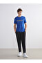 Xside Active Blue Crew Neck Short Sleeve Barcelona Printed Men's T-Shirt - 2