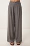 Zipper Detailed Pocketed Modal Trousers Lyy0143 Gray - 4
