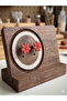 Cuiria Leather-Look Floral Earrings – Handmade with a Matte Texture, Modern and Stylish Design - 4