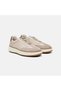 Men's Beige Desacomfort Lace-Up Leather Sports Shoes