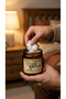 4 Pieces of Amber Jars and Cosmetic Themed Labels - 7