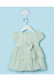 Infant Girls Mint Bow Dress