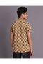 Senior Boys Beige Printed Polo Shirt - 3