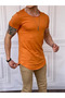 Slim Fit Oval Kesim Pamuk Basic Tshırt - 3